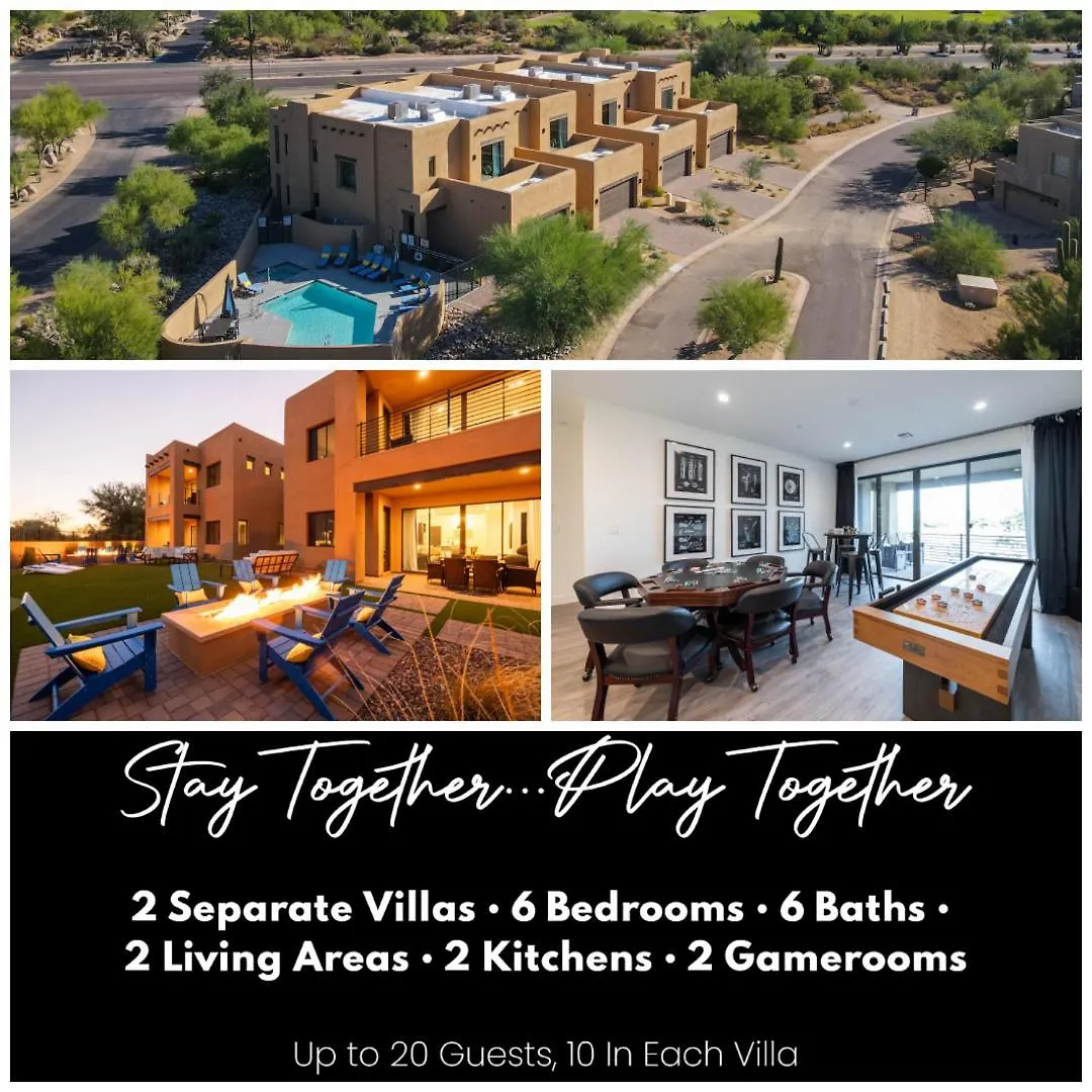 Ferienhaus Villas 1, 4 The Villas At Troon North Scottsdale
